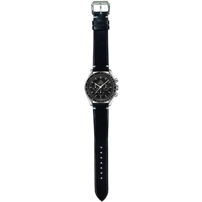 Shell cordovan leather (black)