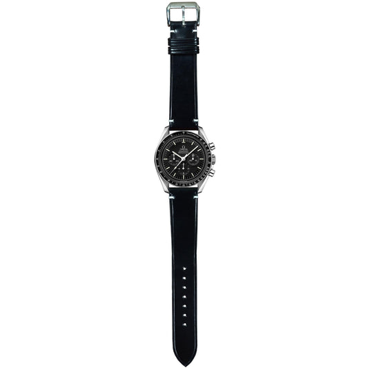 Shell cordovan leather (black)