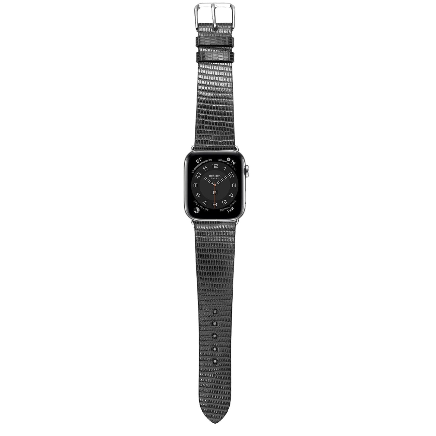 Full Grain Lizard Leather - Black