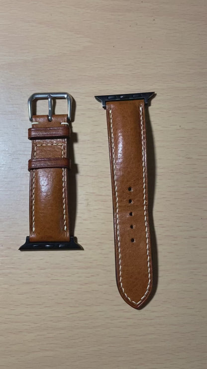 Tanned Minerva Box Leather - Brown