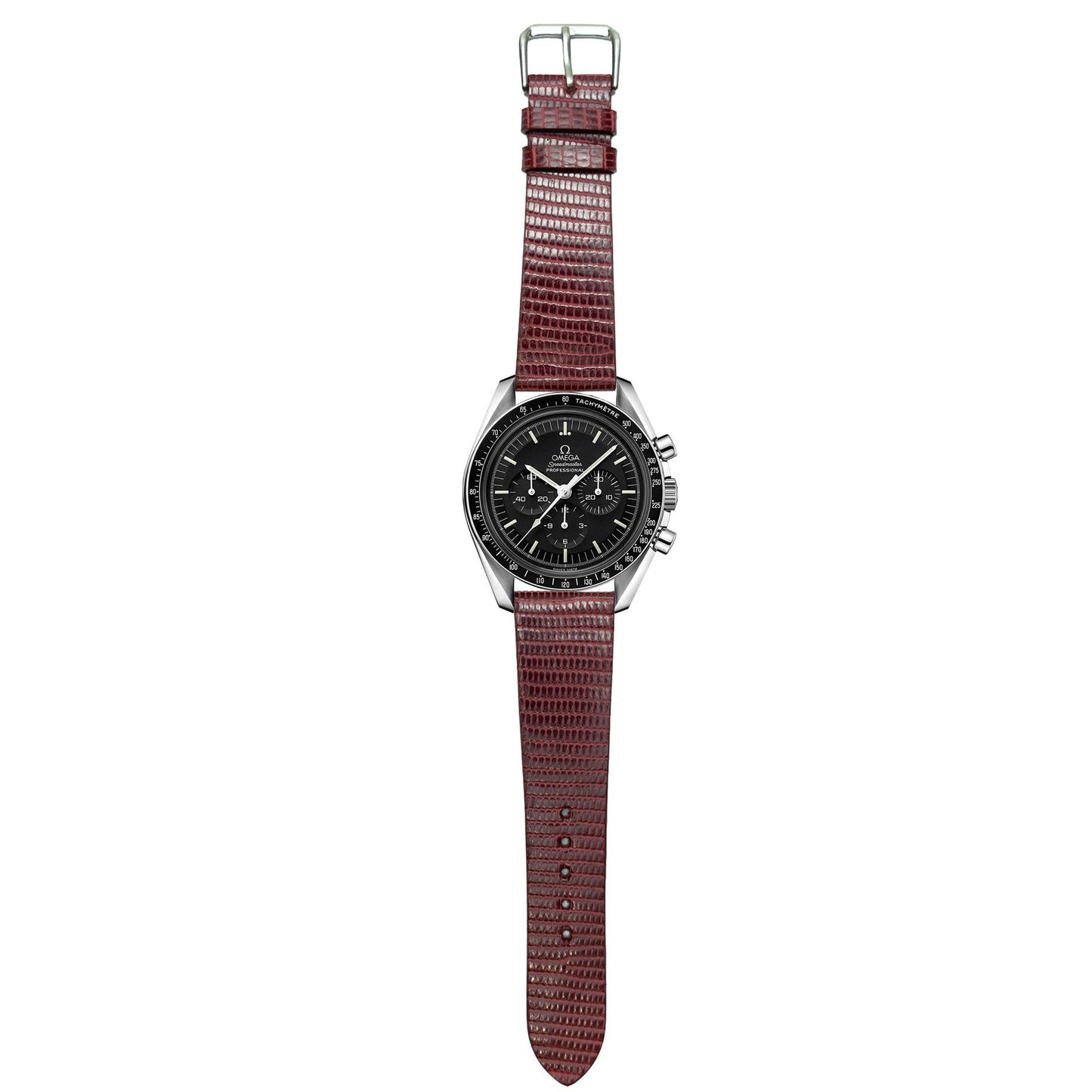 Full Grain Lizard Leather - Red