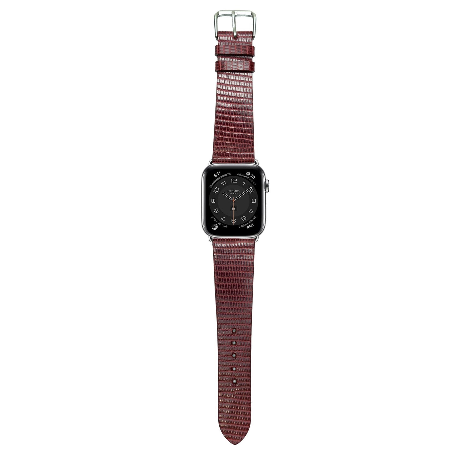 Full Grain Lizard Leather - Red
