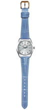 画像をギャラリービューアに読み込む, クロコダイルレザー 腕時計ベルト – アイスブルー
