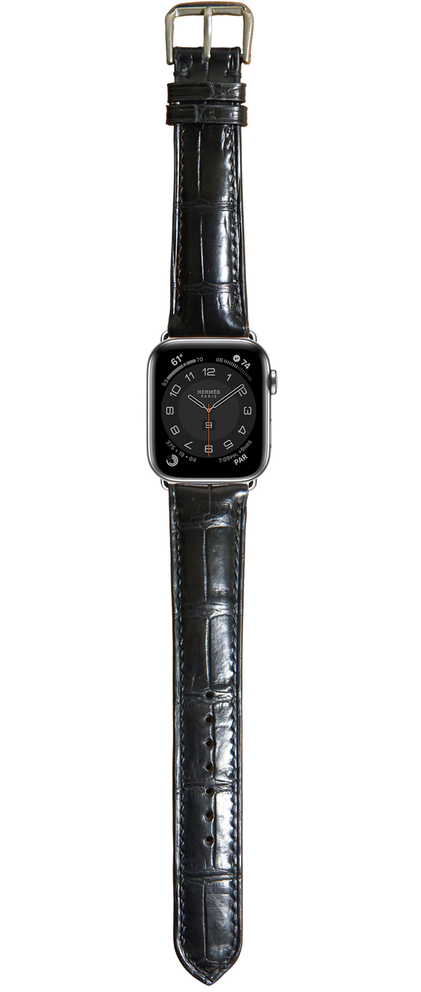 IWC ブラックレザーベルト クロコダイル googoods_clb002-20x21x22