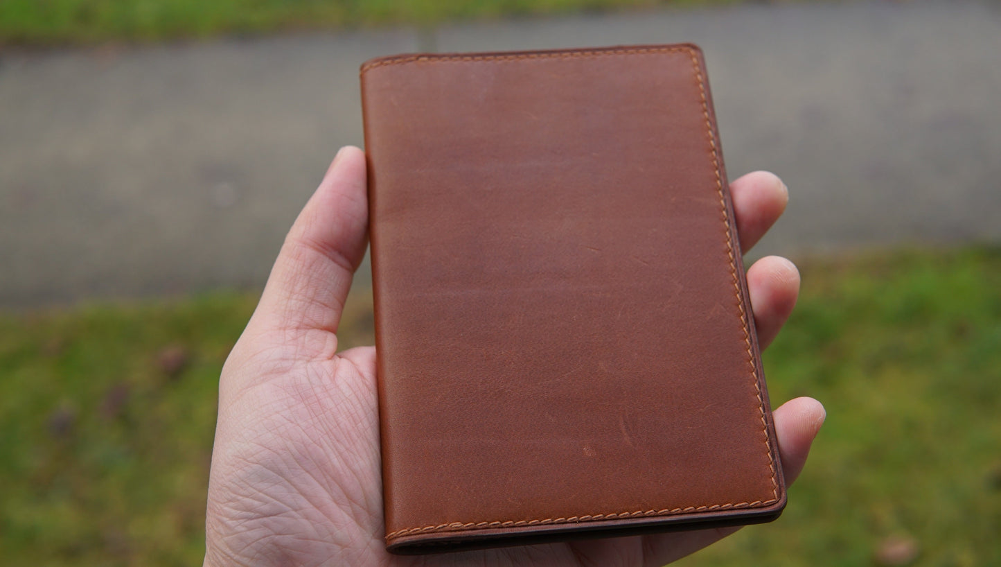 Valencia Leather/Passport Holder – Brown