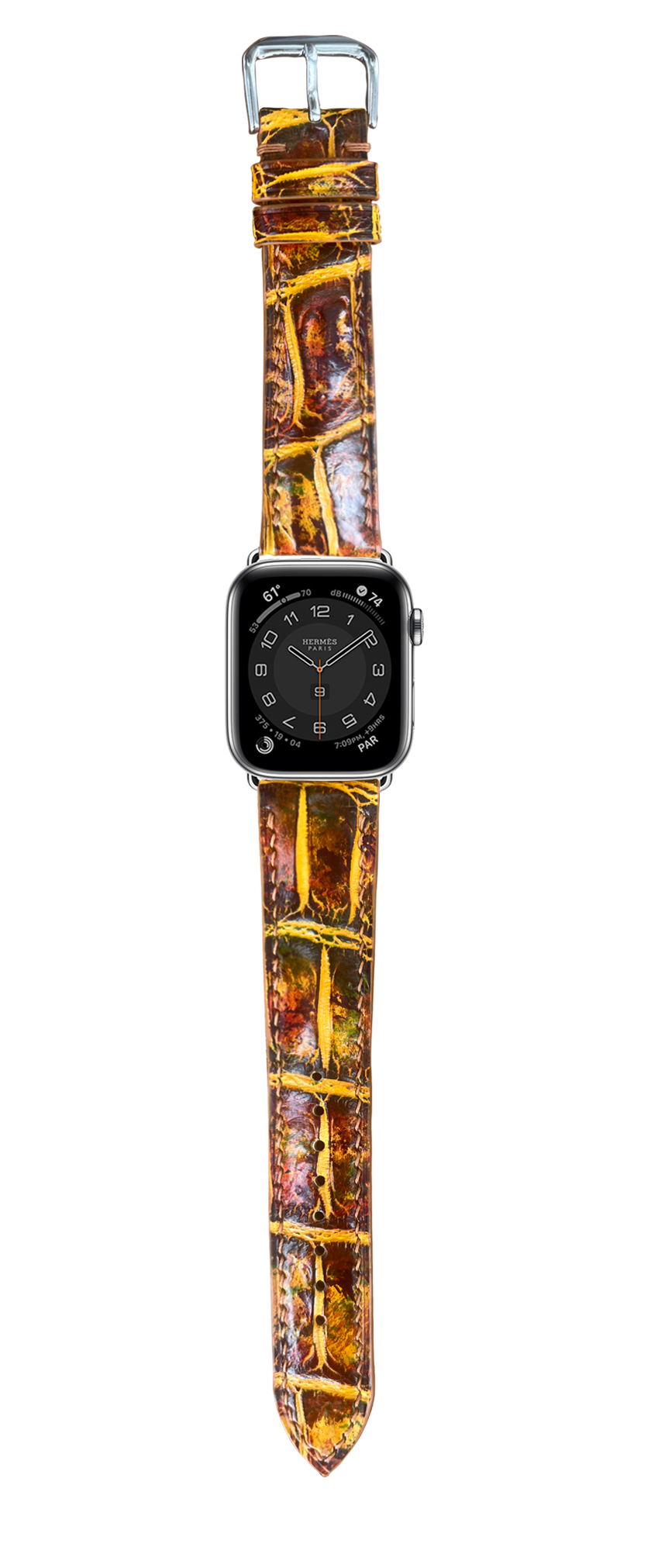 クロコダイルレザー 腕時計ベルト - ミックシングダイ – VGreen