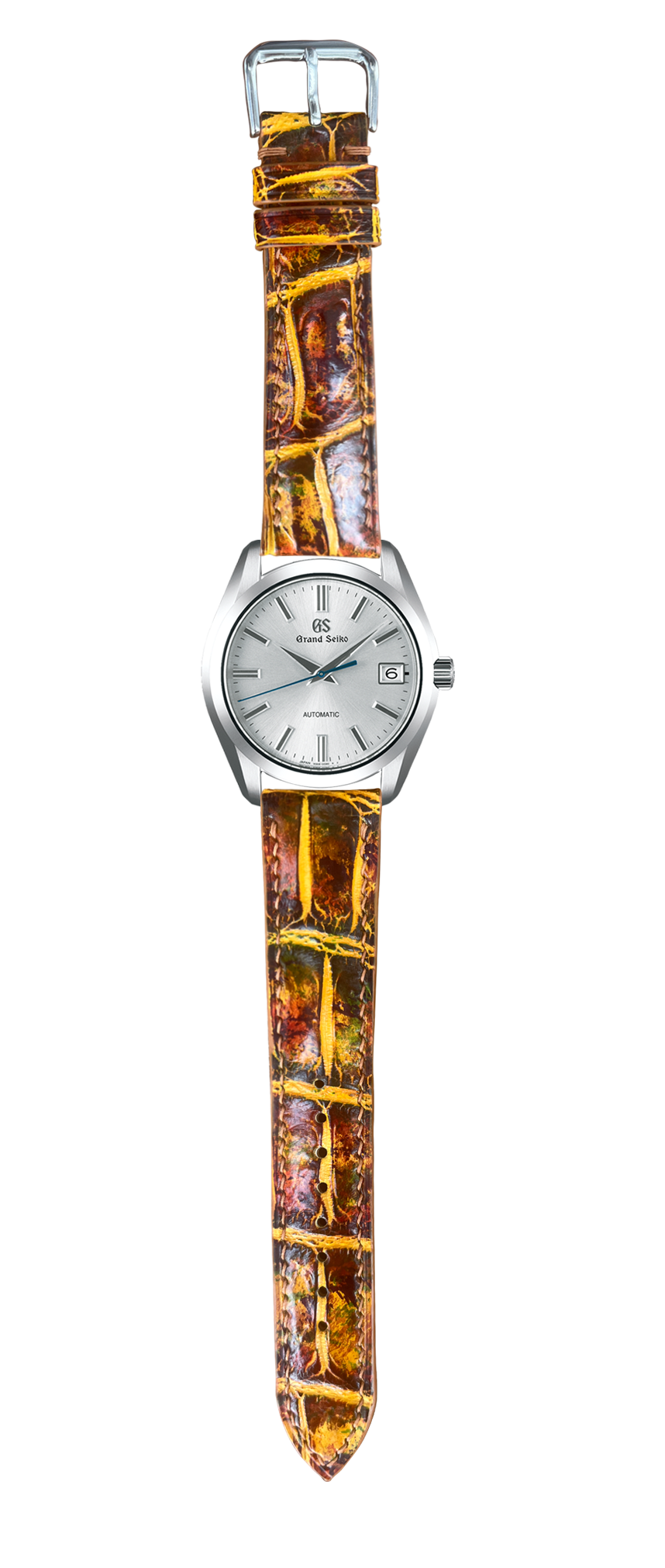 クロコダイルレザー 腕時計ベルト - ミックシングダイ – VGreen