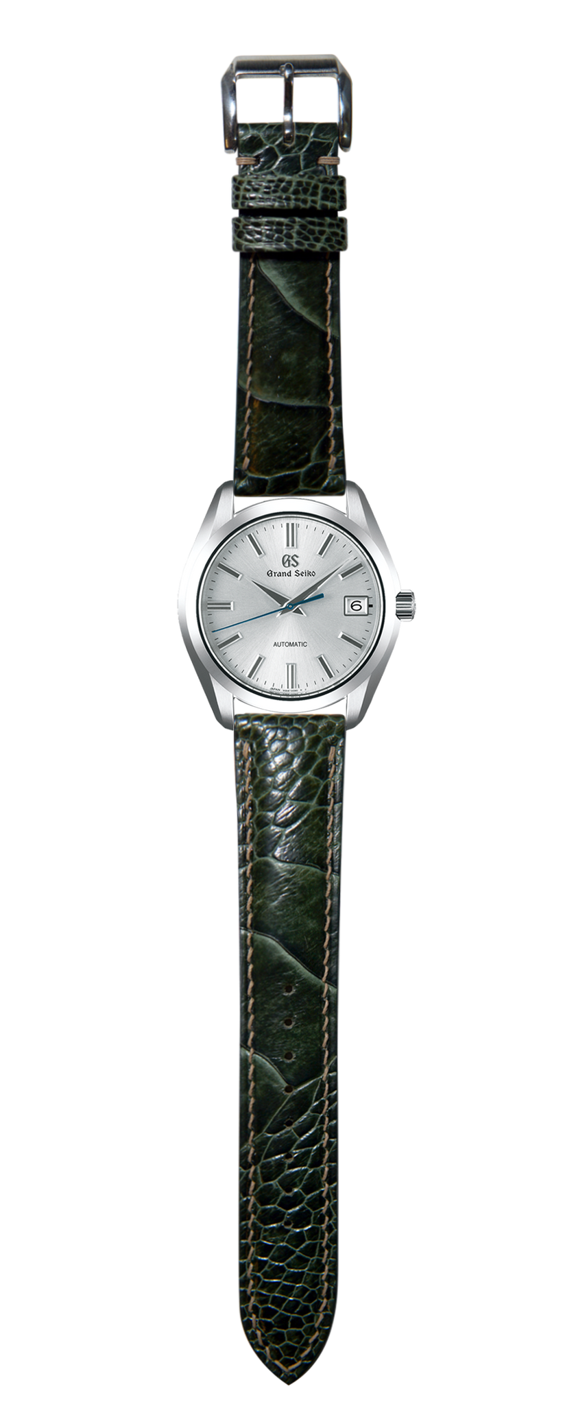 オーストリッチレッグレザー 腕時計ベルト - モスグリーン – VGreen オーストリッチレッグレザー 腕時計ベルト - モスグリーン – VGreen