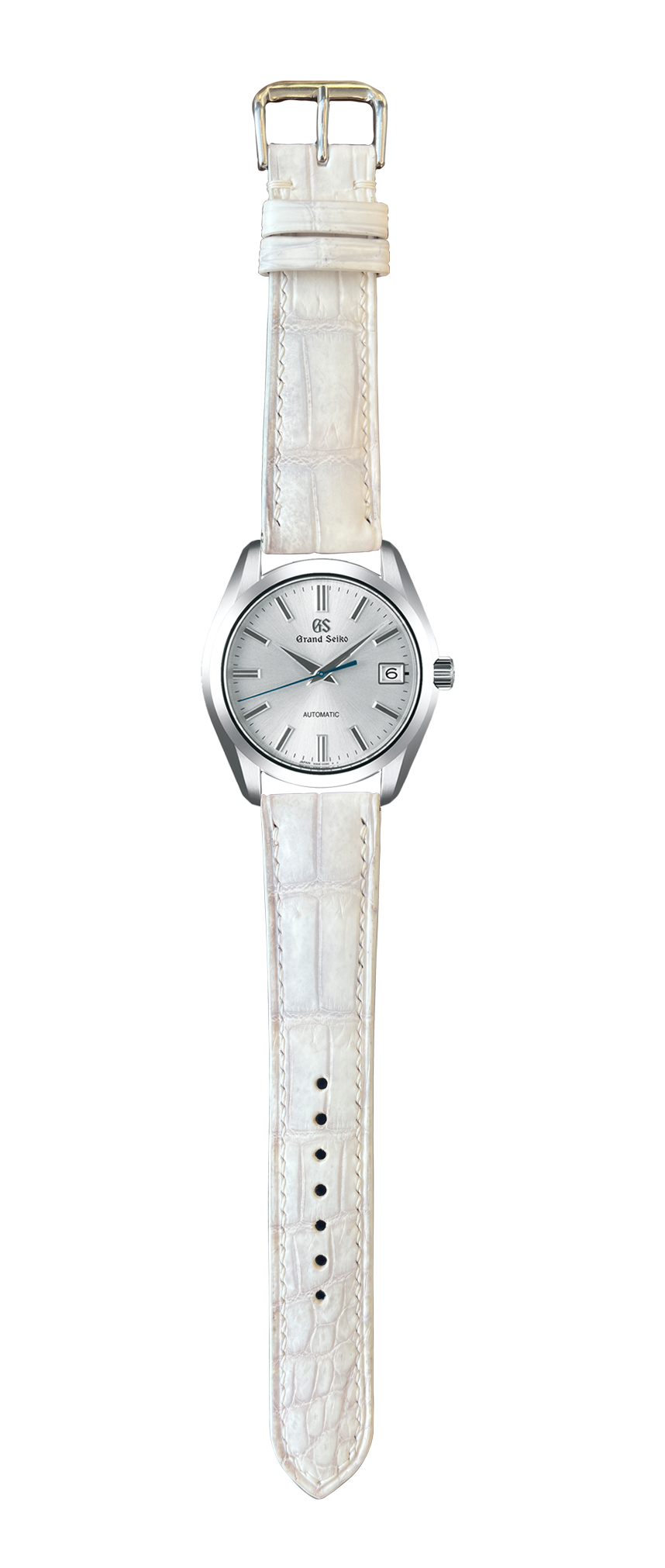 手巻き時計 クロコダイルレザー クロコダイルレザー 腕時計ベルト - ブラック – VGreen